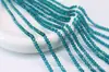 Pulsera de Cristal de Calidad Austriaca, Abalorios Planos Finos Brillantes de 4/6/8mm, Accesorios para Joyería DIY, Cristal Facetado de Colores