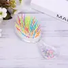 Peine Pequeño para Niños y Niñas, Peine para Bebé sin Nudos que No Maltrata el Cabello, Peine con Cojín de Aire, Peine de Color Caricatura Portátil Transfronterizo
