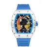 Relógio Masculino Automático Elegante da Marca Zido Quartzo Recortado Luminoso à Prova d'Água Relógio Masculino Richard