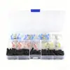Terminal de anillo de soldadura termorretráctil, 100 unidades, en caja, resistente al agua, con anillo de soldadura, terminal intermedio termorretráctil, terminal de tubo termorretráctil.