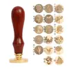 Selo de Cera Selo de Cera Selo de Planta Flores Ervas Carimbo de Diário Carimbo DIY Cabeça de Cobre Transfronteiriço Estilo Planta Cabo Carimbo Atacado