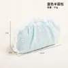 Bolsa de Maquiagem com Babados de Margarida Pequena Estilo Ins em Estoque, Bolsa de Armazenamento de Artigos de Higiene Pessoal Portátil de Grande Capacidade para Meninas, Design de Nuvem de Fábrica