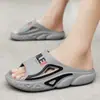 Pantuflas de Hombre Playa Sensación Suave Verano Exterior Nuevo Hogar Suela Gruesa Antideslizantes Pantuflas Chanclas Súper Suaves Pantuflas de Moda