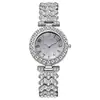 Comercio Exterior Más Vendido Moda Patrón Romano Incrustaciones de Pedrería Reloj de Dama Reloj para Mujer Reloj de Cuarzo Pulsera Estilo de Mujer Pulsera de Reloj de Pulsera