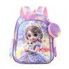 Nueva Mochila de Tela Estampada de 12 Pulgadas para Jardín de Infancia Ultraligera de Dibujos Animados de Unicornio Mochila Infantil Venta al por Mayor