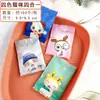 Bolsa de empaque para galleta crujiente de fecha de leche copo de nieve 5.5*8.5 bolsa de sellado para máquina de galletas de corbata de vaca para hornear bolsa transparente esmerilada para té perfumado