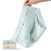 Ropa interior de algodón para mujer, cintura 7A, seda morera, antibacteriana, entrepierna, transpirable, cintura, vientre, cadera, pantalones cortos triangulares, 40 unidades
