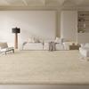 Alfombra Sala de Estar Nueva Dormitorio Mesita de Noche Lavable Limpiable Estilo Crema de Alta Gama Sofá Mesa de Centro Resistente a las Manchas Insonorizada Tapete de Piso