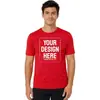 Camiseta jacquard de cuello redondo de secado rápido YS901 personalizada de fábrica con logotipo personalizado, disponible en tallas grandes, diseñada para deportes al aire libre, ofreciendo comodidad de secado rápido, fresca y transpirable