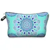 Bolsa de Maquiagem com Padrão Mandala Impresso Transfronteiriça da Amazon Clutch Feminina Bolsa de Armazenamento de Viagem Multifuncional