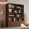 Vitrina estantería para sala de estar, montada en la pared, uso doméstico, armario para vinos de gran capacidad, armario de almacenamiento, nuevo modelo 2026 armario de almacenamiento