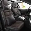 Almofadas de assento de carro personalizadas, adequadas para todas as estações, almofadas de assento de couro Nappa para cinco lugares, cobertura total, assentos dianteiros individuais ou duplos