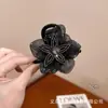 Pinza Lateral de Flor Atmosférica para Sesión de Fotos de Primavera, Pinza de Flor para Cabello con Gran Volumen, Tocado de Flor para la Cabeza a la Moda Estilo Vacaciones