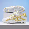 Zapatos de Fútbol Transpirables Transfronterizos, Cómodos y Transpirables, Venta al por Mayor de Zapatos de Fútbol para Niños con Tacos Largos y Tacos Romos