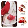 Mochila Nueva de Año Nuevo - Año de la Oveja 2027, Pez Koi Estilo Chino, Festival de Primavera, Bolso Cruzado Rojo Festivo para Niños, Mayoreo