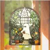 Atrapasol de Acrílico con Diseño de Fantasmita Lindo Transfronterizo, Decoración Colgante para Interiores y Exteriores del Hogar, Patio y Jardín