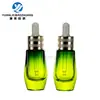 En Stock Botella de 20 ml de Vientre Ancho y Fondo Grueso con Gotero de Goma, Botella para Aceite Esencial, Botella para Líquido Original, Botella para Esencia de Ojos, Botella de Vidrio para Dispensar