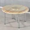 Tampo de Mesa Redondo Grande, Tampo de Mesa Redondo Espesso de Madeira Maciça, Adequado para Uso Doméstico e de Hotel, Tampo de Mesa Redondo Dobrável de Madeira de Cedro, Mesa de Jantar Redonda