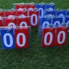 Marcador Vertical Pequeño abatible para Puntuaciones de Equipo en Juegos de Pelota, Tarjeta abatible de Acrílico para Contar Puntuaciones de Tenis de Mesa de Tres Dígitos