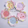 Plato de Gato Kt de Dibujos Animados Pegamento de Crema DIY Funda para Teléfono Móvil Pasador Diadema Flor para Zapatos Colgantes Adornos Papelería Material de Resina