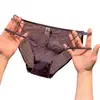 Bragas Sexys de Malla con Encaje Cruzado para Mujer, Nuevo Estilo Puro Deseo, Calzones Huecos con Tiras Cruzadas y Refuerzo de Algodón 2803