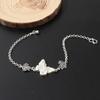 Joias Estilo Étnico Feitas à Mão Prata Miao Imitação Pulseira DIY Suporte Vazio Base para Encaixe Acabamento Borboleta Pequena Coração Ornamentos de Mão