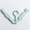 Tendedero Plegable de Viaje Portátil para Viaje Hogar Colgante Ropa para Viaje Exterior Antideslizante a Prueba de Viento Soporte para Ropa