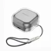 Adecuado para la funda de auriculares New Samsung Buds4, funda protectora Samsung Buds4 Pro, funda transparente Samsung Buds3 Pro