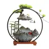 Enfeites criativos de água corrente em estilo chinês para fazer fortuna, decoração para sala de estar, escritório, mesa de trabalho, presente de inauguração para casa nova