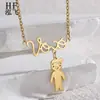Acero inoxidable creativo DIY para niños y niñas vovocombinación colgante Joyería de accesorios de villano de dibujos animados personalizada europea y americana