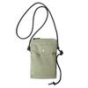 Bolsa Pequena Transversal de Nylon Estilo Japonês Nova Bolsa Vertical para Celular Carteira de Moedas Simples Casual Bolsa para Fones de Ouvido Bolsa Transversal de Tecido Feminina