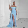 Vestido de una sola manga con lentejuelas, estilo europeo y americano, nuevo, transfronterizo, para mujer, de alta gama, sexy, ajustado, con abertura, perfecto para fiestas y eventos nocturnos