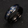Anillo Nacional de Moda con Patrón de Dragón de Acero Inoxidable para Hombres y Mujeres Acero Titanio Diseño Nicho Joyería de Pareja Anillo para Año del Dragón