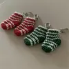 2026 Amazon Transfronterizo Nuevo Modelo Crochet Hecho a Mano Puro Lindo Fresco Colgante Llavero Lazo Venta al por Mayor