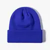Chapéu de malha com painel de luz outono e inverno chapéu de lã acrílica chapéu quente masculino e feminino chapéu à prova de vento com proteção para as orelhas design