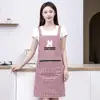 Delantal de Algodón con Correas, Transpirable, Anti-Manchas, Adecuado para Cocina, Comedor en Casa, Uso al Aire Libre, Ropa de Trabajo para Mujer, Sin Mangas
