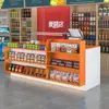 Balcão de Caixa de Supermercado, Recepção de Loja de Conveniência, Balcão de Armazenamento Multicamadas, Balcão Pequeno de Papelaria, Balcão de Recepção de Canto
