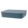 Cesta de Almacenamiento para Artículos Varios del Hogar, Snacks y Cosméticos, Caja Organizadora de Ropa para Dormitorio, Caja de Almacenamiento de Plástico con Tapa para Escritorio