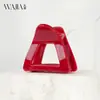WJia Pasador Francés Mediano Hueco Triángulo Pinza Gruesa para Cola de Caballo Alta Todo Partido Elegante Simple Accesorios para el Cabello Pinza de Tiburón