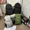 Mochila de Lona Estilo Nuevo para Hombres, Mochila Casual Moderna y Genial para Estudiantes de Secundaria y Preparatoria, Estudiantes Universitarios, Mochila para Trabajo con Computadora, Versión Coreana Impermeable