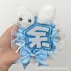 Etiquetas de Nombre Reflectantes de Soporte para Conciertos de Celebridades Tela No Tejida Hecho a Mano DIY Merchandising de Ídolos Llavero Colgante de Soporte