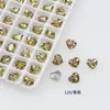 Cristal Dongzhou Geométrico Coração Gordo 6*5,3 Corações para Nail Art Strass Feito à Mão Coração de Diamante Artificial 4815 Decorações DIY para Nail Art