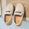 Sapatos de Pano Slip-On Novos para Meninos 2025, Sapatos Tipo Touca Infantil para Primavera, Outono e Verão, Tênis Estilo Coreano, Sapatos Casuais para Bebês Meninos