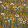 En Stock Tela Bordada de Algodón y Lino Estilo Japonés de Dibujos Animados Bordado Acolchado para Bolsas, Chalecos, Manualidades DIY Bordado Plano