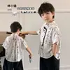 Loja de Algodão Conjunto de Camisetas de Proteção Solar de Verão para Meninos Coleção de Liquidação, Sem Devoluções ou Trocas