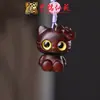 Pingente de Corrente para Celular Sapo de Madeira Arco-Íris Yiming Xianyuan Sandália Criativa de Sândalo Animal Desenho Animado Sapo Ornamento