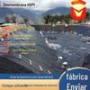 Geomembrana para Aterro Sanitário 1,5mm Lagoa de Tratamento de Esgoto Membrana Anti-Infiltração Barragem de Rejeitos Campo de Cinzas Volantes Filme Preto de Polietileno