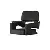 Silla giratoria con reposabrazos elevable de acero inoxidable para barbería, silla reclinable para estilismo y corte de cabello para salón de peluquería