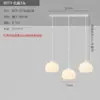 Restaurante e Hospedagem Estilo Japonês Mesa de Jantar Minimalista Nórdica Criativa Madeira Maciça Balcão de Bar Iluminado Luminária Pendente de Tecido de Cabeceira Pleated