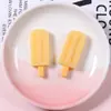 Accesorios de Joyería de Resina de Paleta de Comida y Juego Imitación Pegatina de Refrigerador Llavero Pegamento de Crema Pegamento de Goteo Parche para Carcasa de Teléfono Móvil